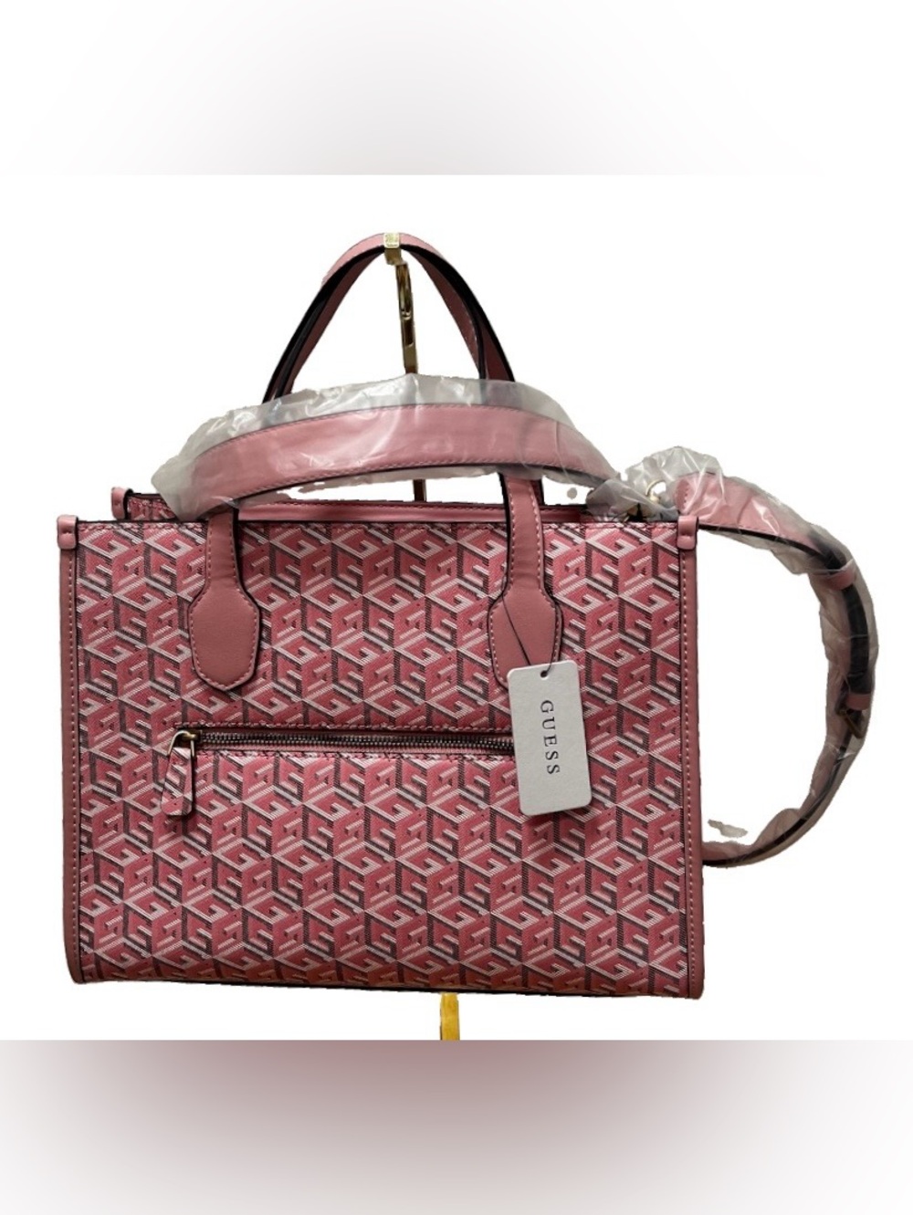 Guess Silvana Peony Canvas Tote OS - Picture 4 of 8